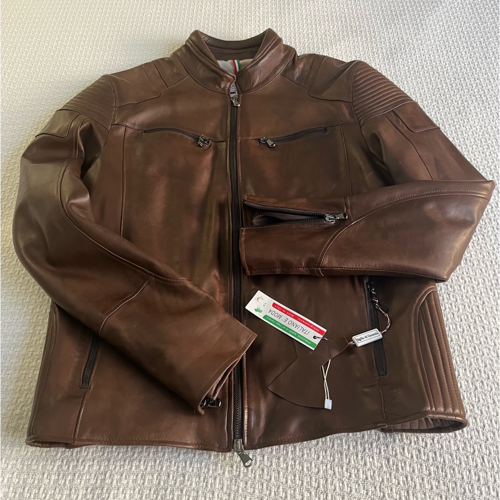 Sheet Skin Leather Jacket